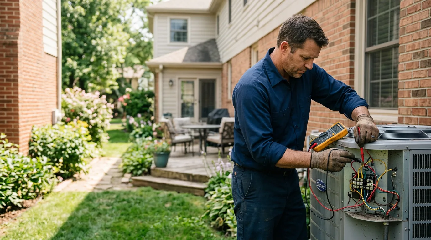 HVAC technician working near Brandon, FL